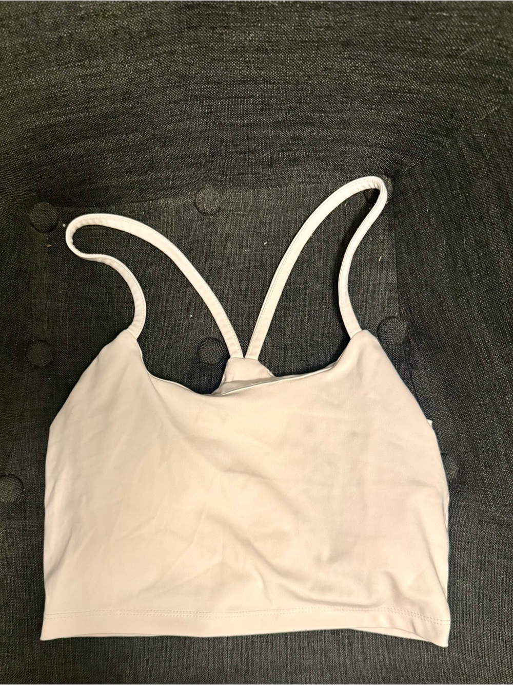 Light Pink Women's Seamless Sports Bra Crop Top